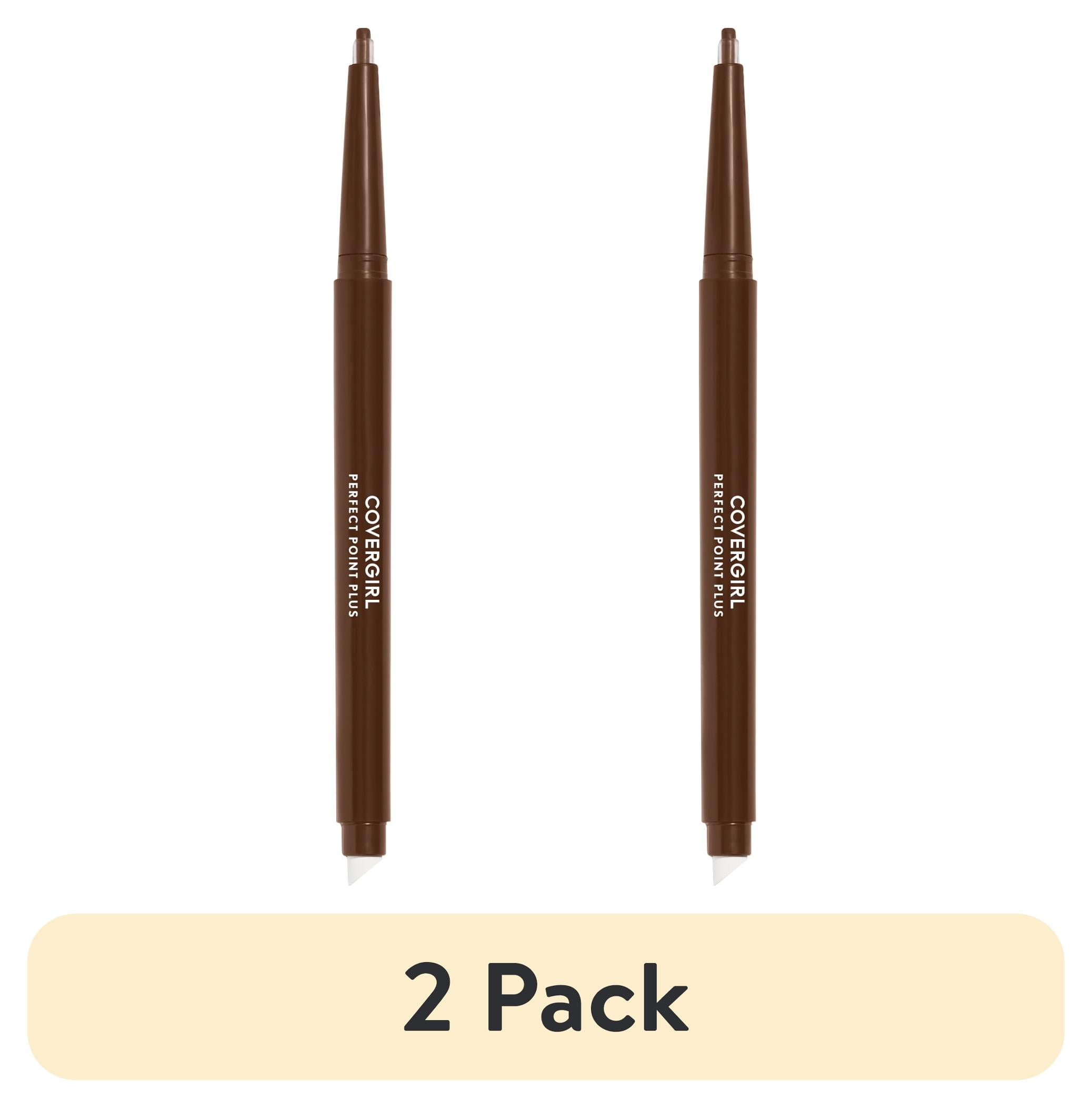 (2 pack) COVERGIRL Perfect Point Plus Eyeliner, 210 Espresso, 0.008 oz, Long-Lasting, Versatile Black Eyeliner, Soft Smudging Tip, No Sharpening Needed