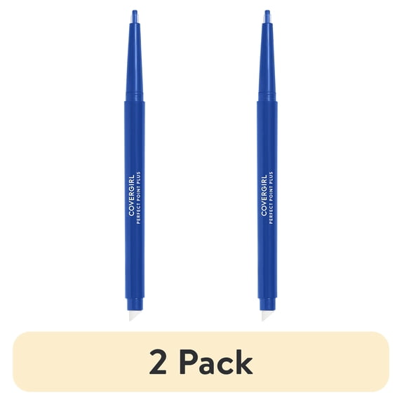 (2 pack) COVERGIRL Perfect Point Plus Eyeliner, 221 Bold Cobalt, 0.008 oz,