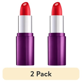 (2 pack) COVERGIRL Simply Ageless Moisture Renew Core Lipstick, 310 Devoted Red, 0.14 oz