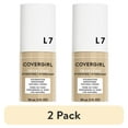 thumbnail image 1 of (2 pack) COVERGIRL TruBlend Oil-Free Liquid Foundation, L-7 Warm Beige, 1 fl oz, Hydrating Foundation, Moisturizing Foundation, Cruelty-Free Foundation, Blends Seamlessly, Won't Clog Pores, 1 of 12