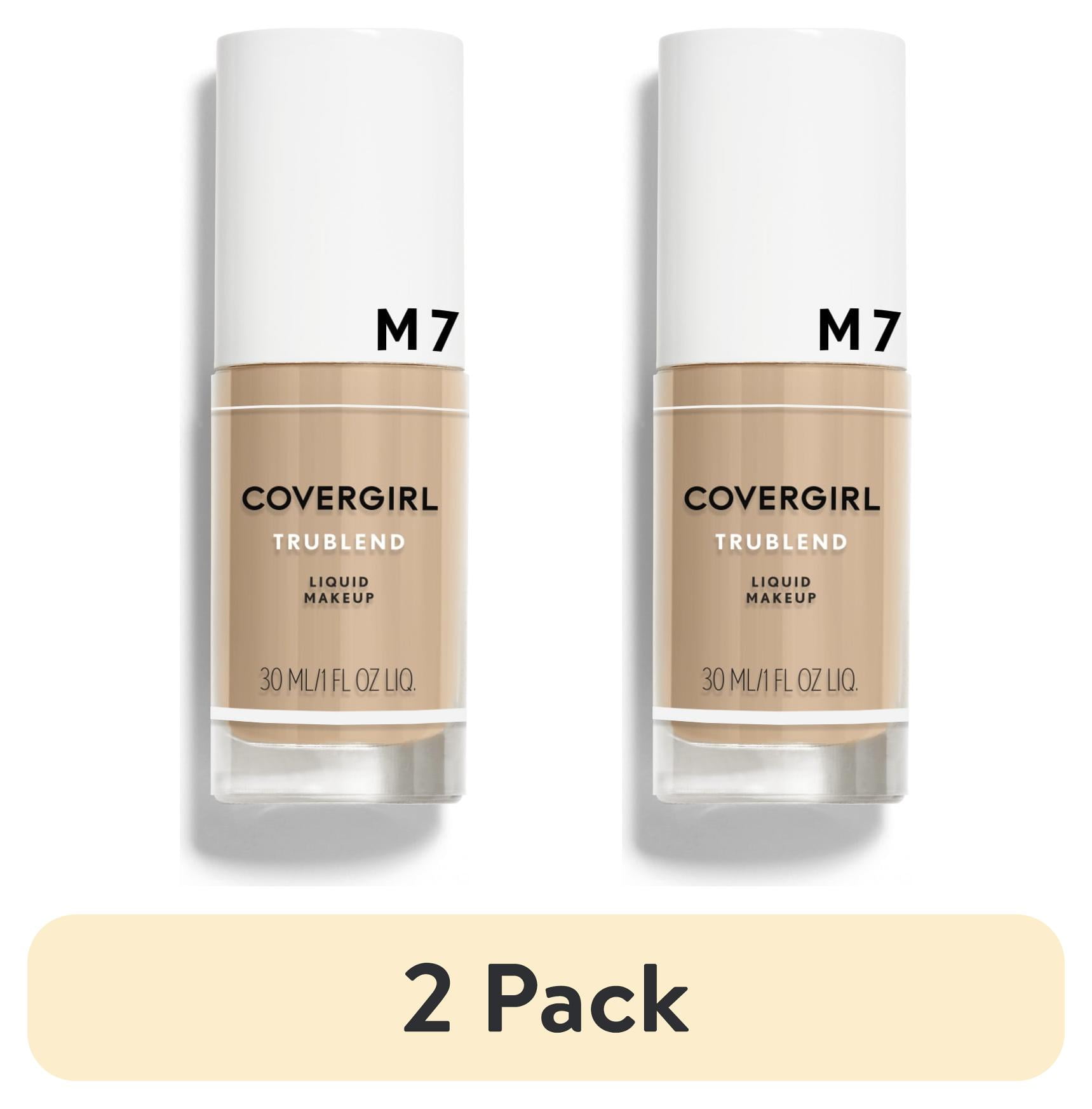 (2 pack) COVERGIRL TruBlend Liquid Foundation, Soft Honey, M7, 1 fl oz