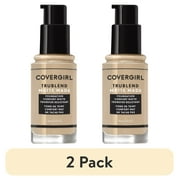 2 pack COVERGIRL TruBlend Matte Made Liquid Foundation, M15 Buff Beige, 1 fl oz, Moisturizing Foundation