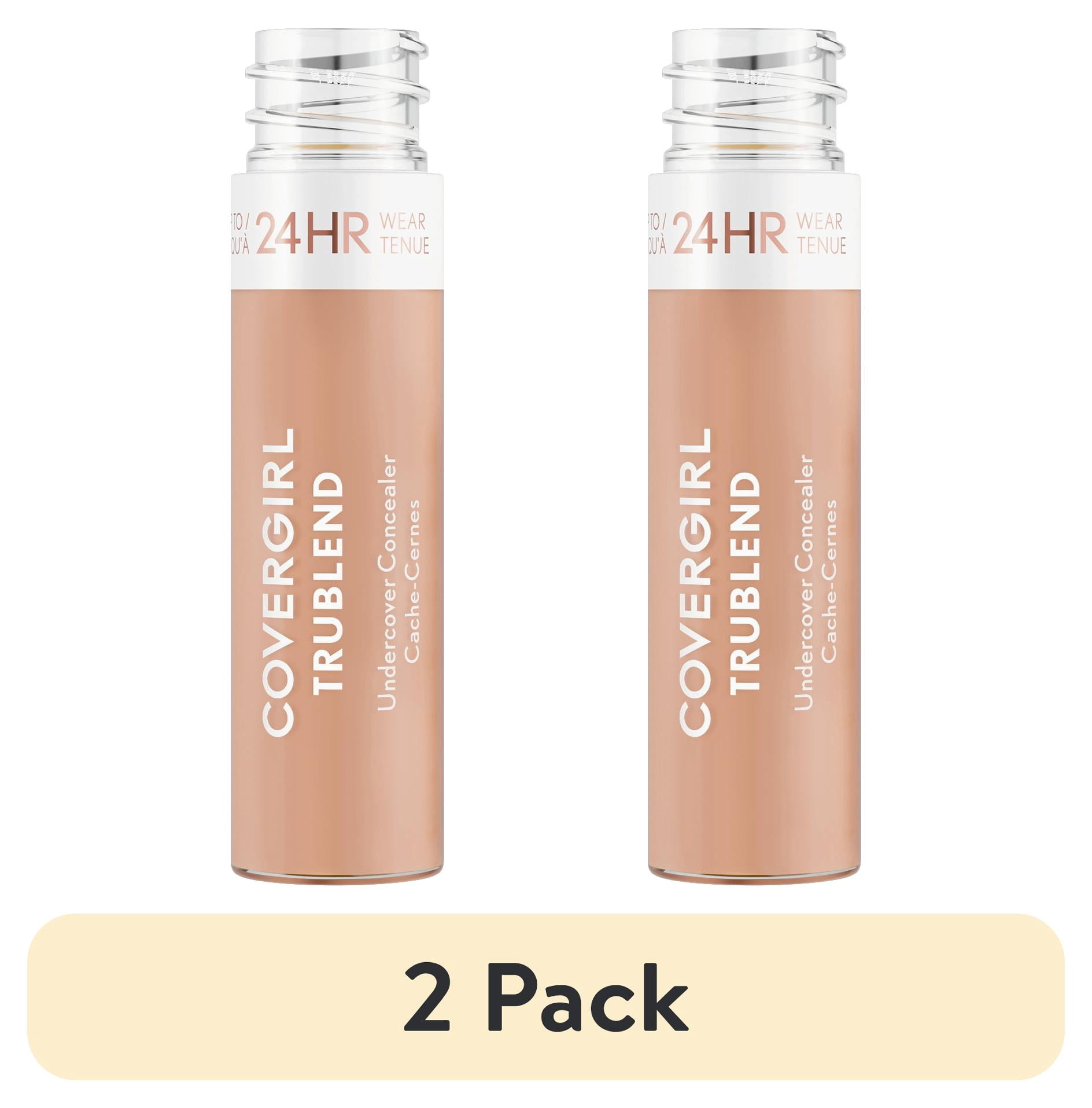 (2 pack) COVERGIRL TruBlend Undercover Concealer, Classic Ivory, 0.33 oz (Packaging May Vary)