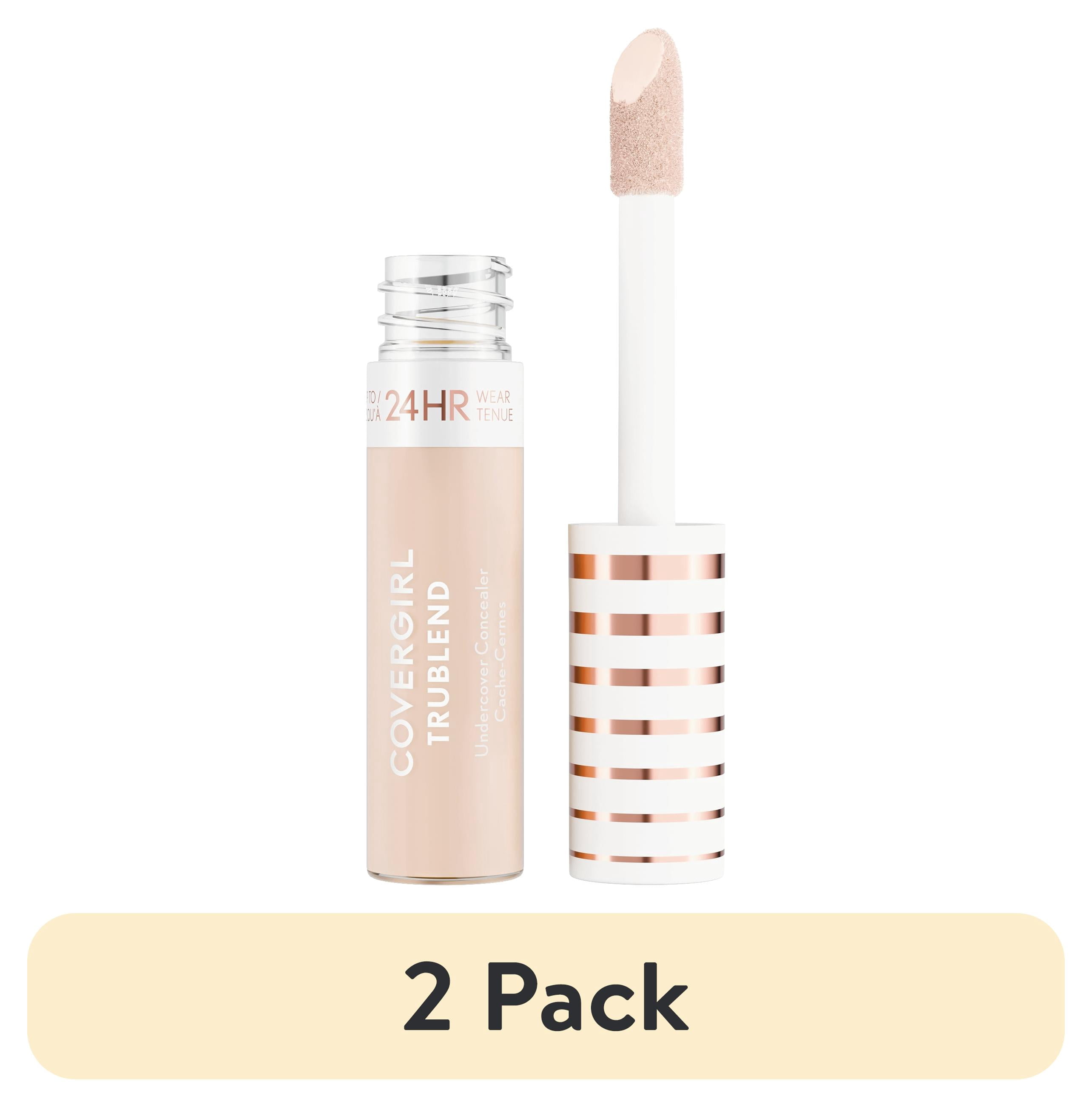 (2 pack) COVERGIRL TruBlend Undercover Concealer, Fair Porcelain, 0.33 oz (Packaging May Vary)