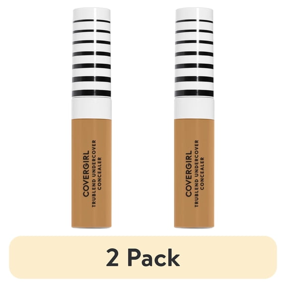 (2 pack) COVERGIRL TruBlend Undercover Concealer, Golden Amber, 0.33 oz