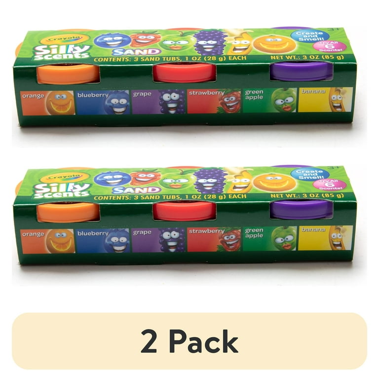 Crayola Silly Scents Sand 3 Pack 1oz Kids Modeling Compound