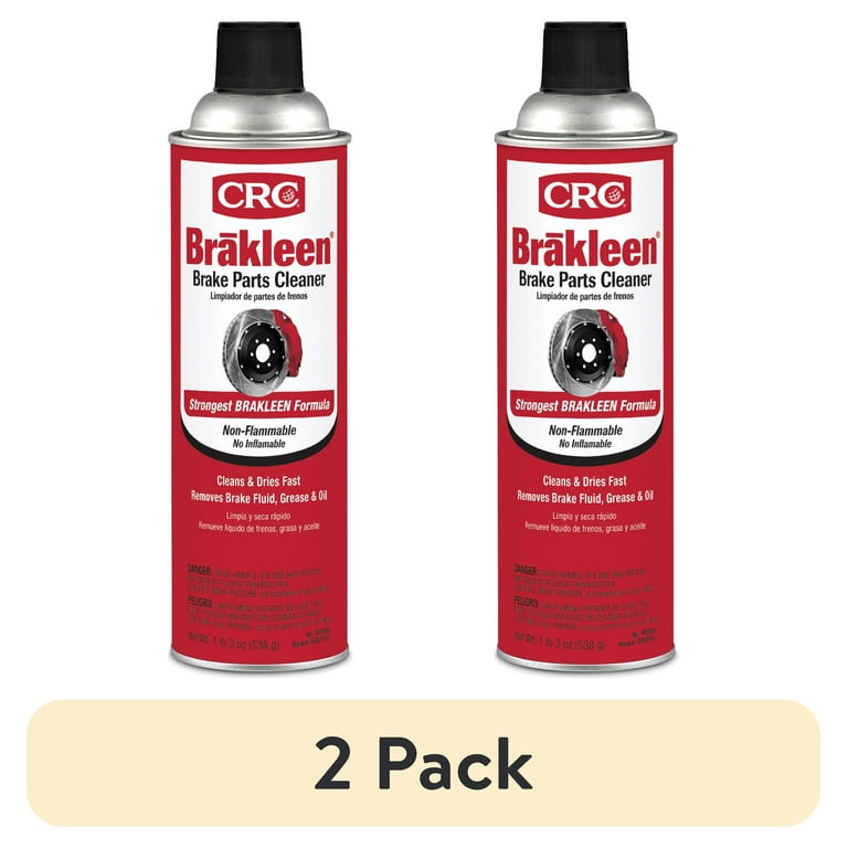 2 pack) CRC 05089 Brakleen Non-Flammable Brake Parts Cleaner - 19