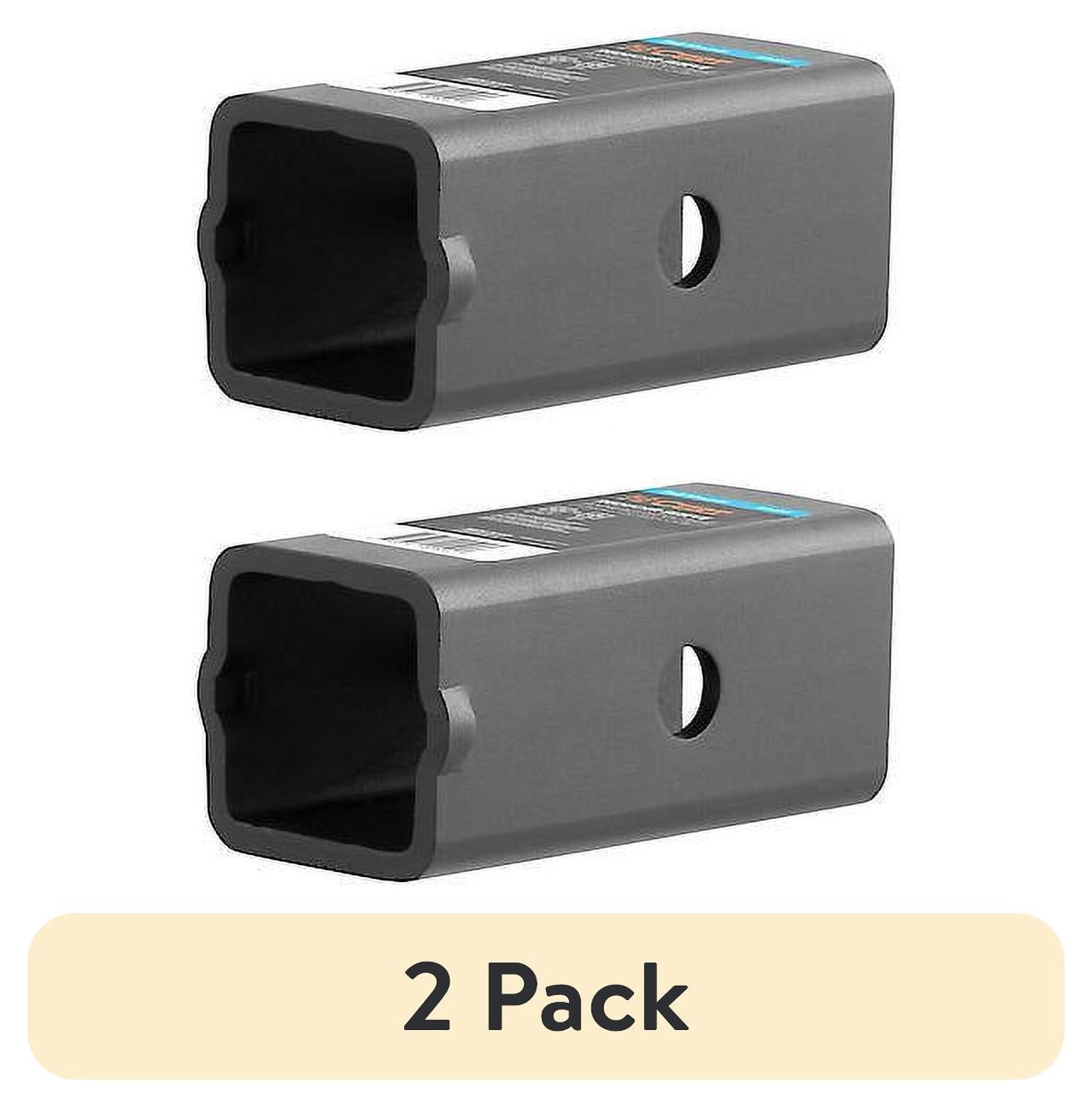 (2 pack) CURT 45405 Trailer Hitch Receiver Adapter Reducer Sleeve, 2-1/2 to 2-in