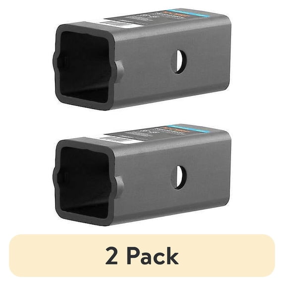 (2 pack) CURT 45405 Trailer Hitch Receiver Adapter Reducer Sleeve, 2-1/2 to 2-in