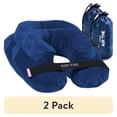 thumbnail image 1 of (2 pack) Cabeau AirTNE Inflatable Travel Neck Pillow, Lightweight, One Size, Royal Blue, 1 of 11