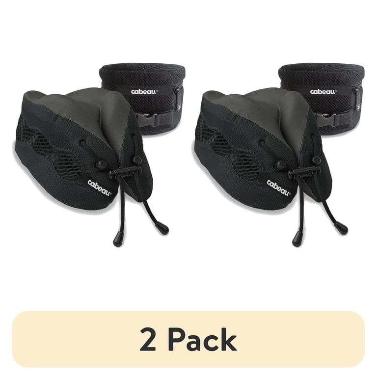 2 pack) Cabeau Evolution Cool Travel Pillow in Black - Walmart.com
