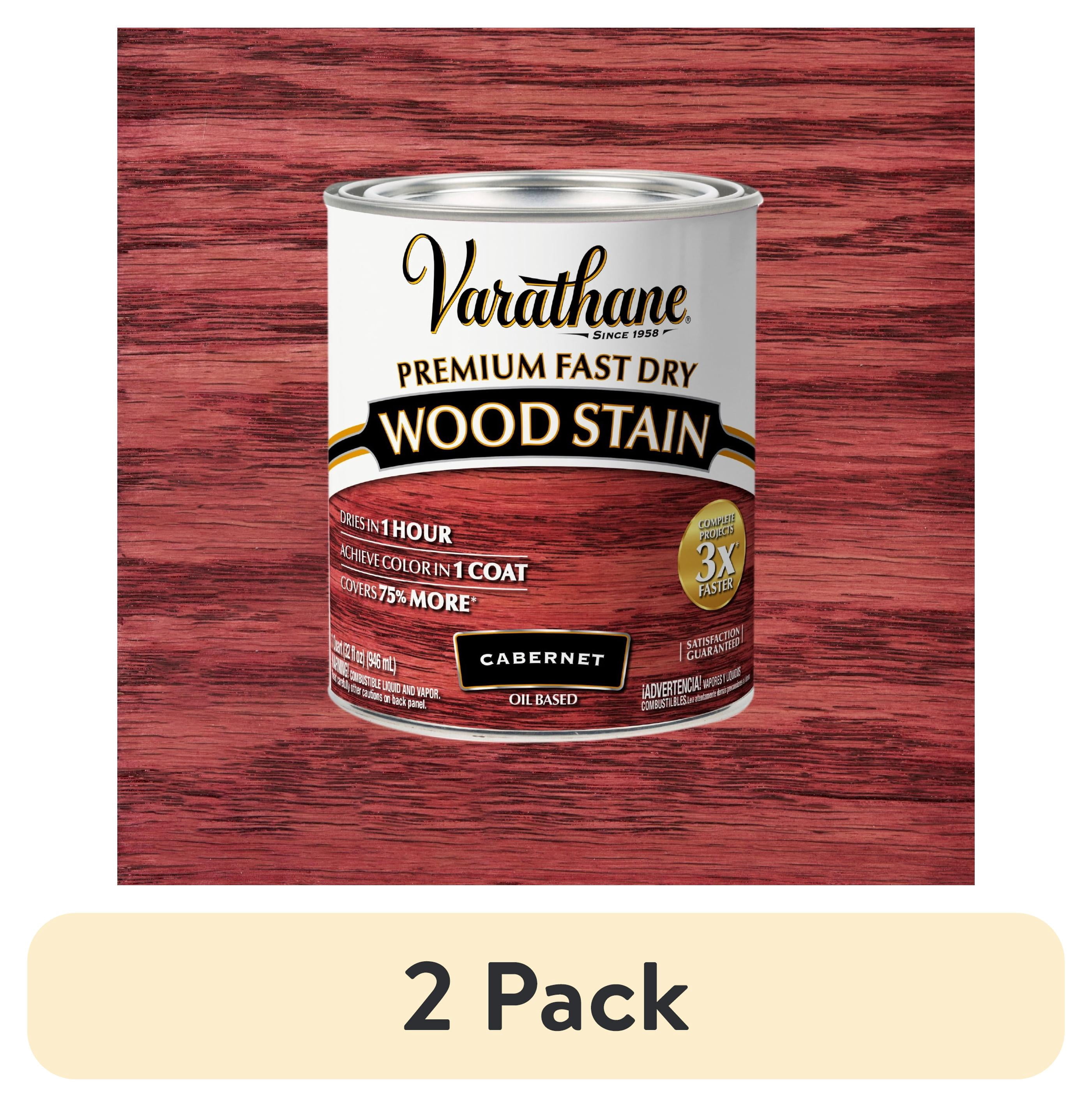 2 pack) Cabernet, Varathane Premium Fast Dry Wood Stain-262016