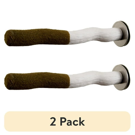 (2 pack) Caitec Featherland Paradise Grooming Perch - 5 inch