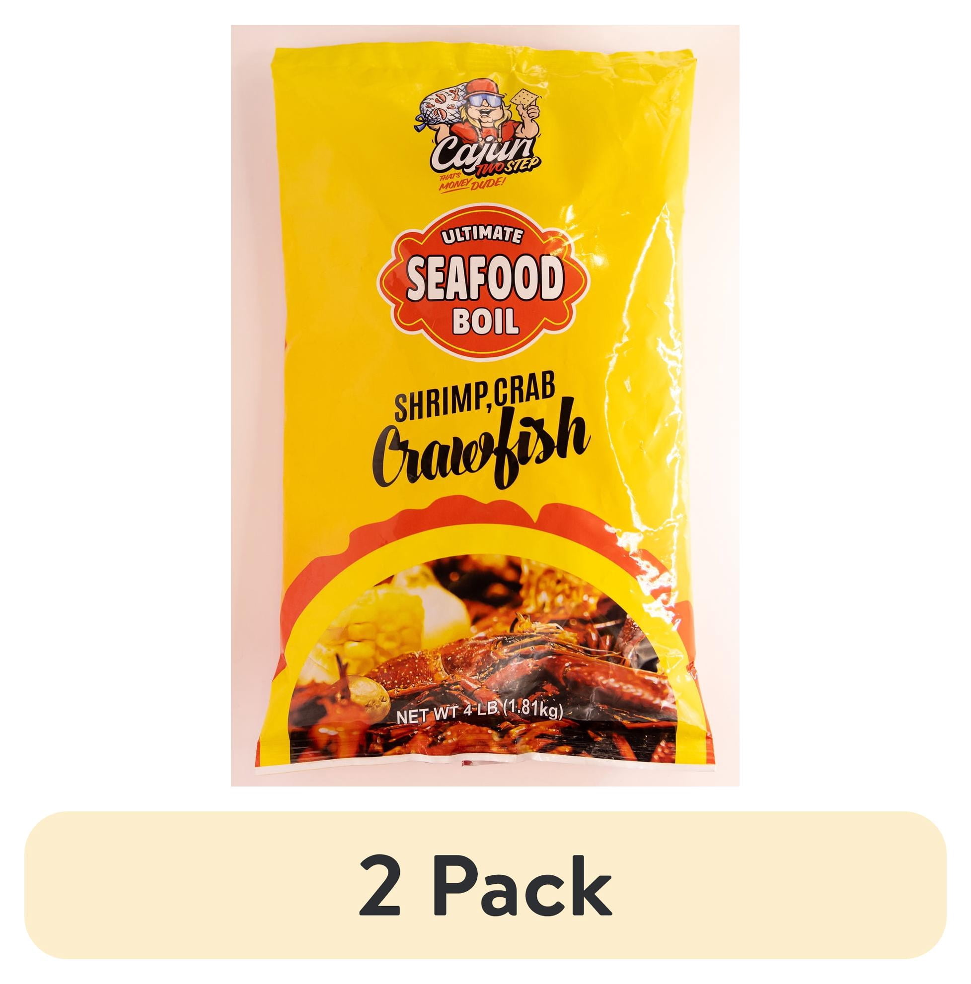 (2 pack) Cajun Two Step Fire Seafood Boil Mixed Spices & Seasonings