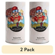 (2 pack) Cajun Two Step Original 16 oz, All Purpose Seasoning, Low Sodium, Great Taste with a Citric Blend