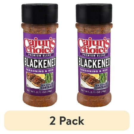 (2 pack) Cajun's Choice Blackened Seasoning, 2.75-oz (Pack of 1)