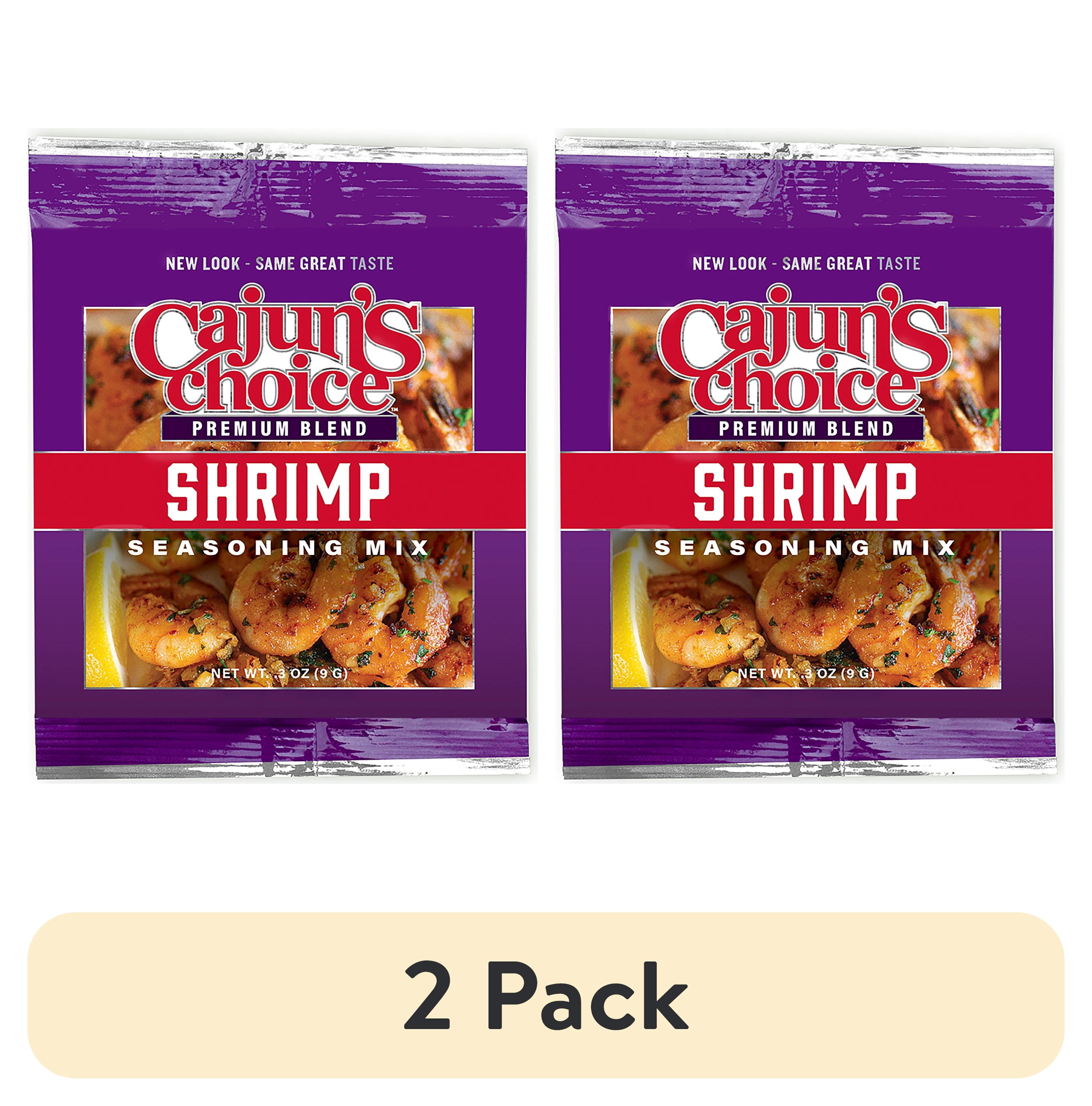 (2 pack) Cajun's Choice Shrimp Seasoning Packet 0.3oz