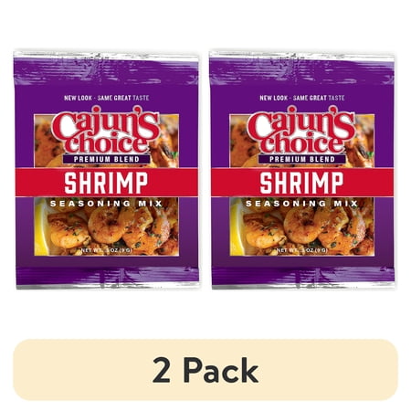 (2 pack) Cajun's Choice Shrimp Seasoning Packet 0.3oz