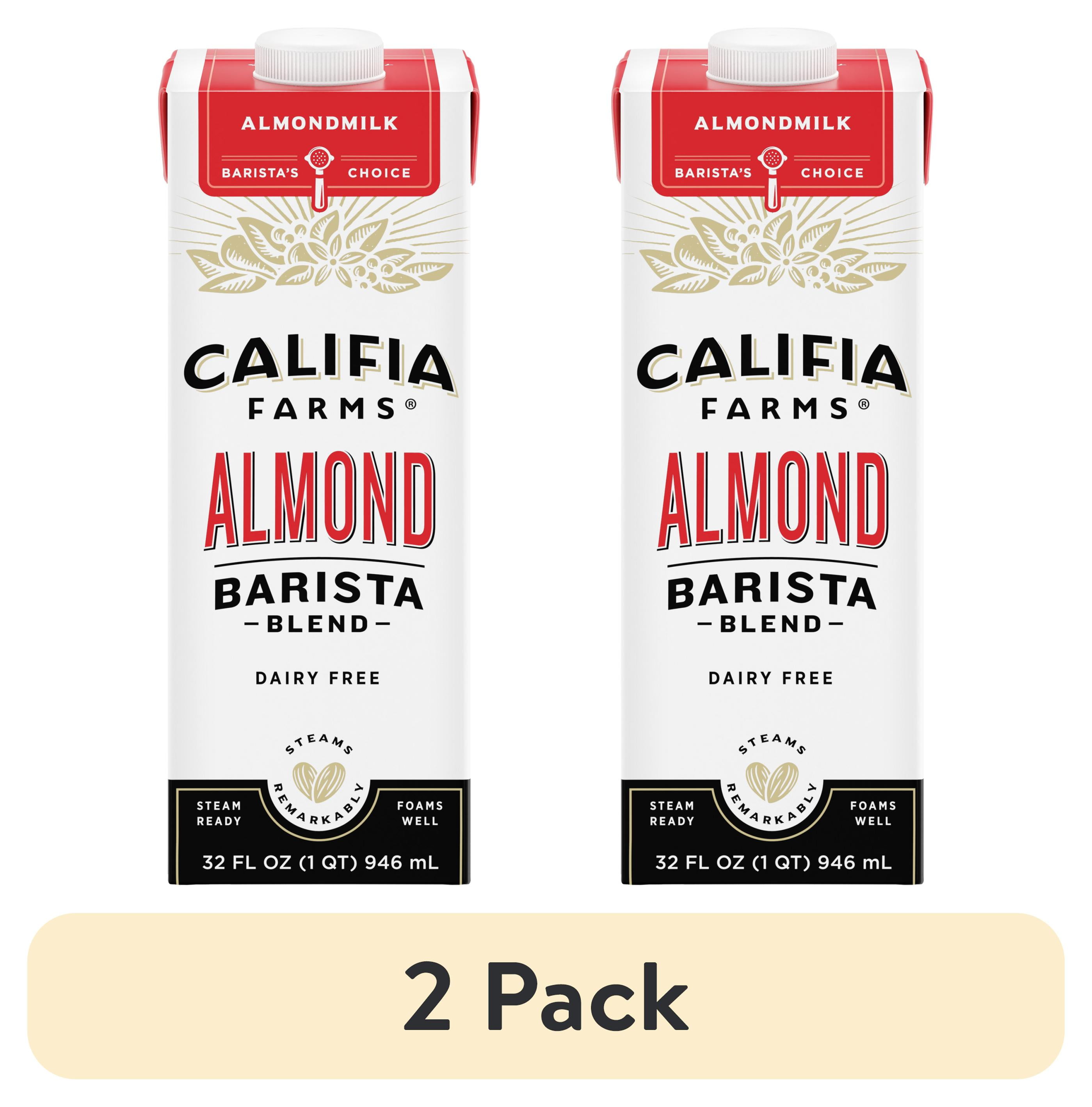 (2 pack) Califia Farms Original Almond Barista Blend Almond Milk 32 ...