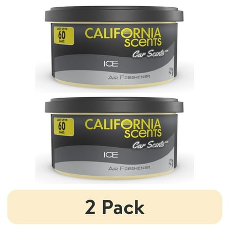 (2 pack) California Scents Can/Hidden Air Freshener (Ice Scent, 1 Pack)
