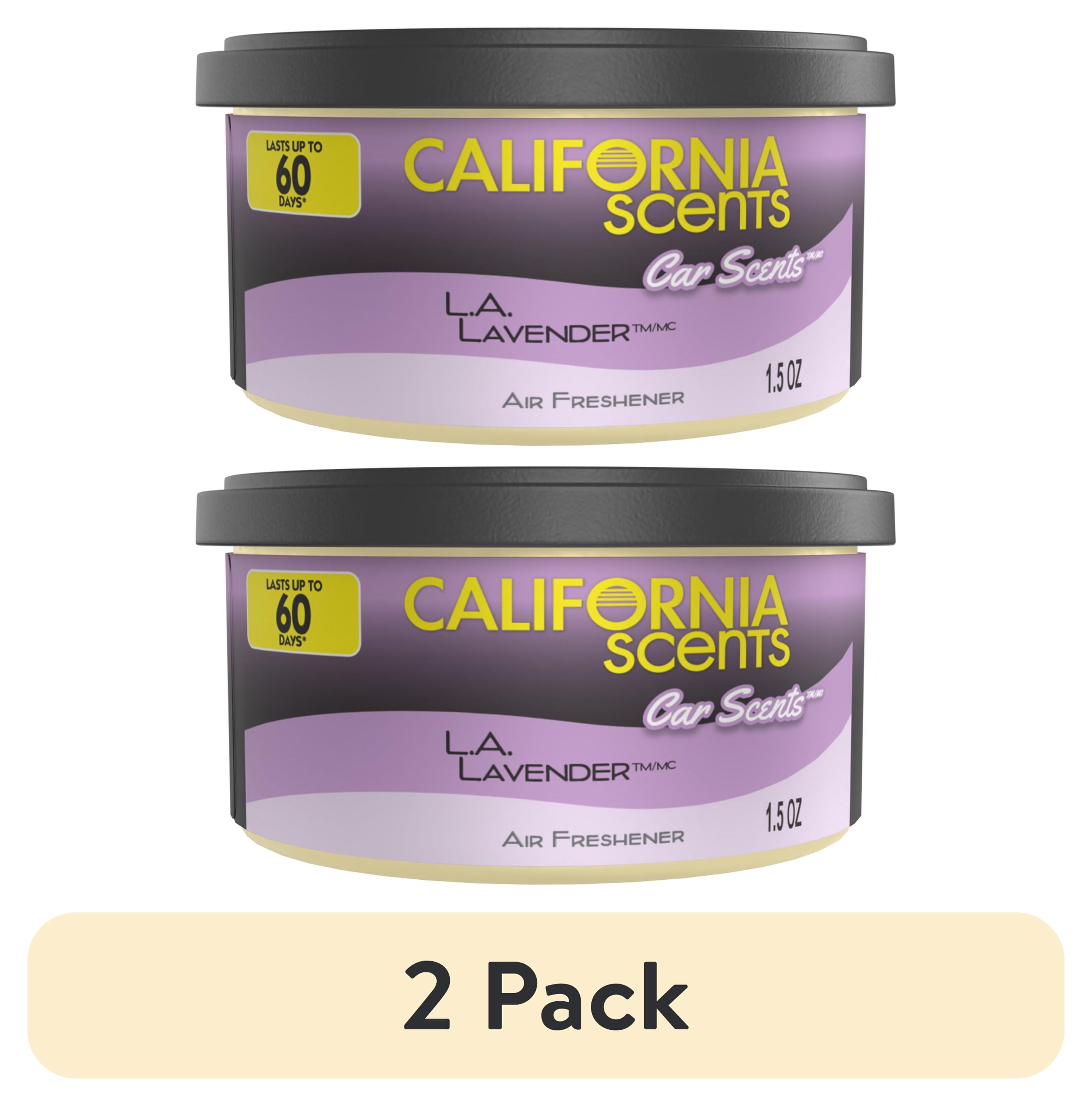 (2 pack) California Scents Can/Hidden Air Freshener (L.A. Lavender Scent, 1 Pack)