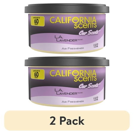 (2 pack) California Scents Can/Hidden Air Freshener (L.A. Lavender Scent, 1 Pack)