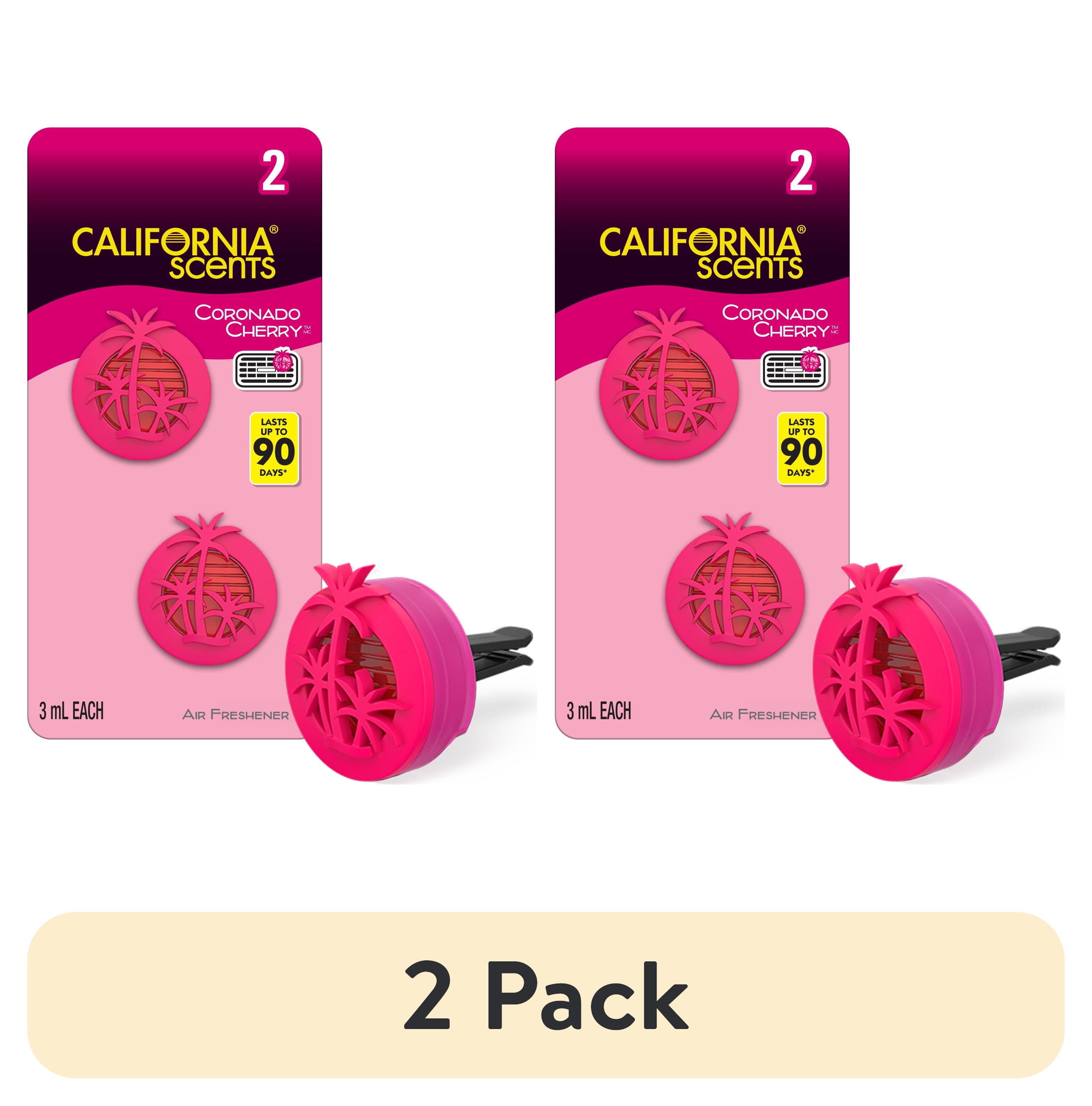 (2 pack) California Scents Coronado Cherry Mini Diffuser Air Freshener Multi-Pack (2-Pack)