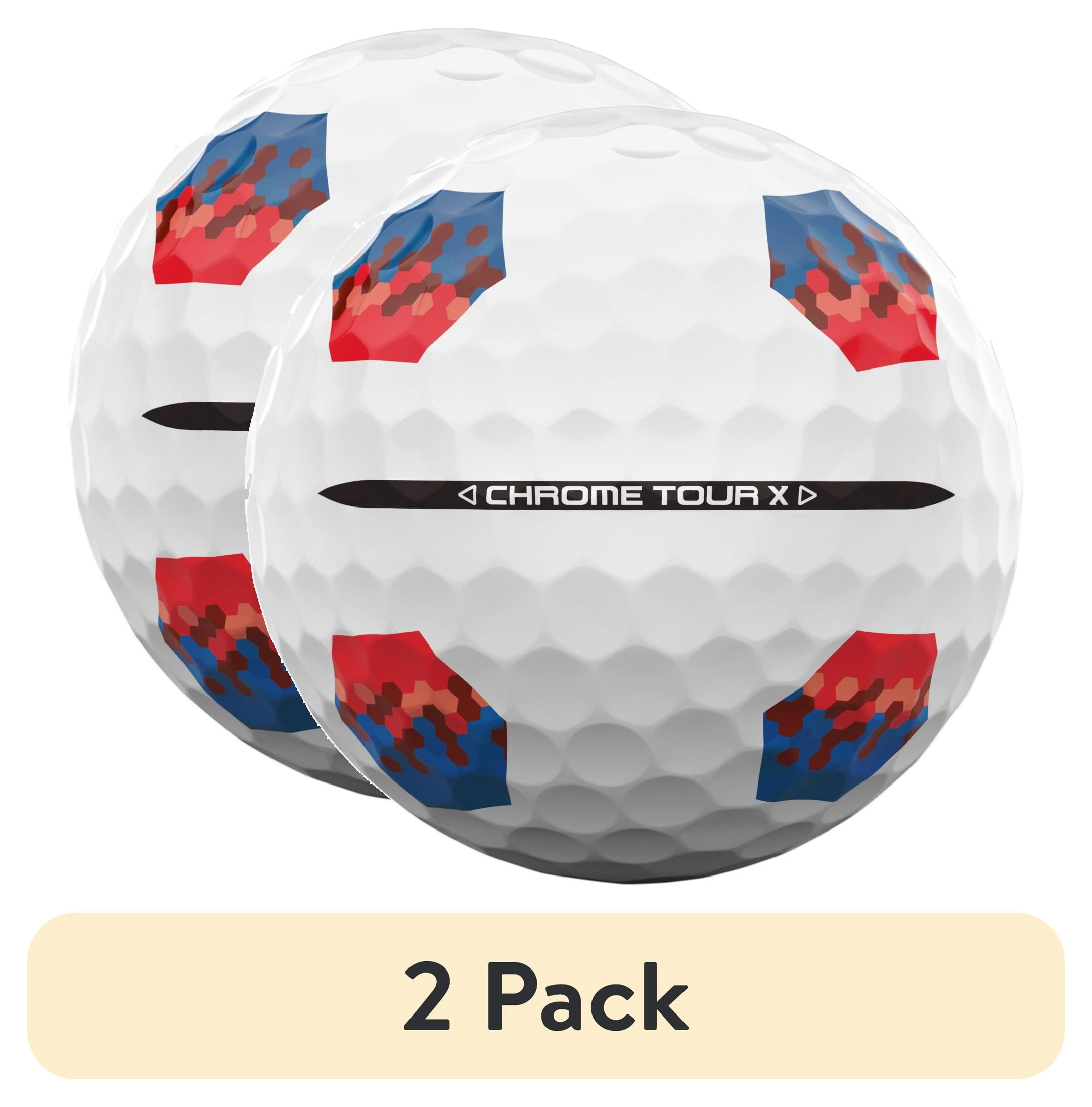 (2 pack) Callaway Chrome Tour X TruTrack 2024 1 Dozen Golf Balls New