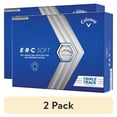 thumbnail interactive-video image 1 of (2 pack) Callaway Golf 2023 ERC Soft Triple Track Golf Ball-White, 1 of 7