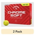 thumbnail image 1 of (2 pack) Callaway Golf 2024 Chrome Soft 360 Triple Track Golf Balls (Yellow) 12pk, 1 of 4