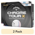 thumbnail image 1 of (2 pack) Callaway Golf Chrome Tour X 26 - Triple Track Golf Balls, 12pk, White, 1 of 6