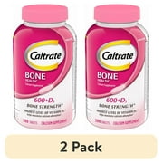 2 pack Caltrate Bone Health 600+D3 Calcium Tablets, 200 Ct