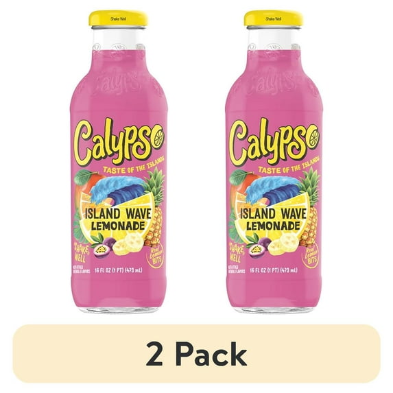 (2 pack) Calypso Island Wave Lemonade 16FlOz