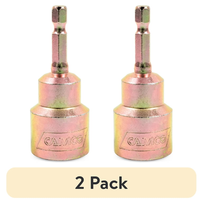 2 pack) Camco 3/4-inch Quick Connect Scissor Jack Socket - Brown