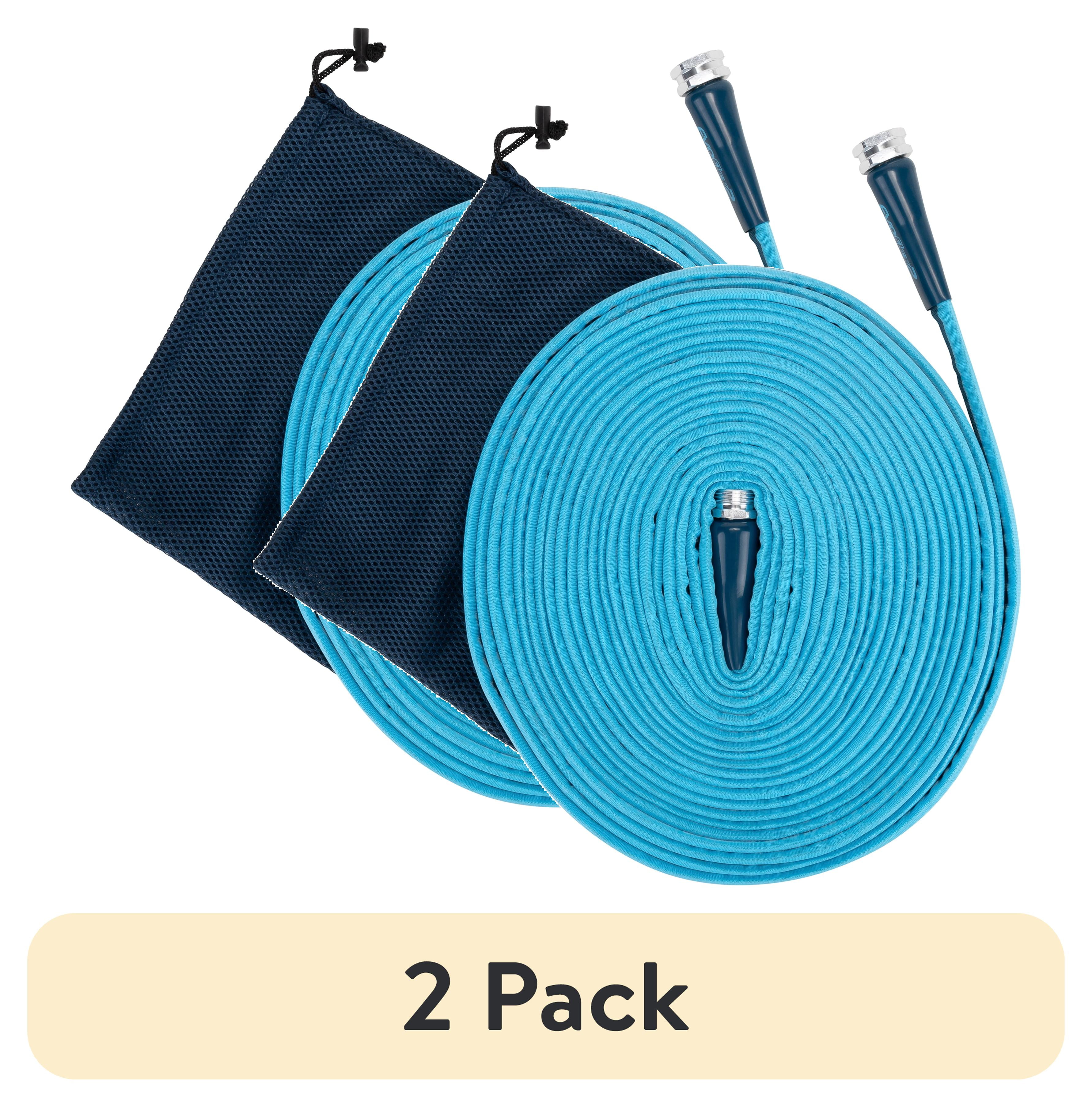 (2 pack) Camco EvoFlex2 50-Foot RV Drinking Water Hose - 5/8-Inch Inner Diameter, Blue (22579)