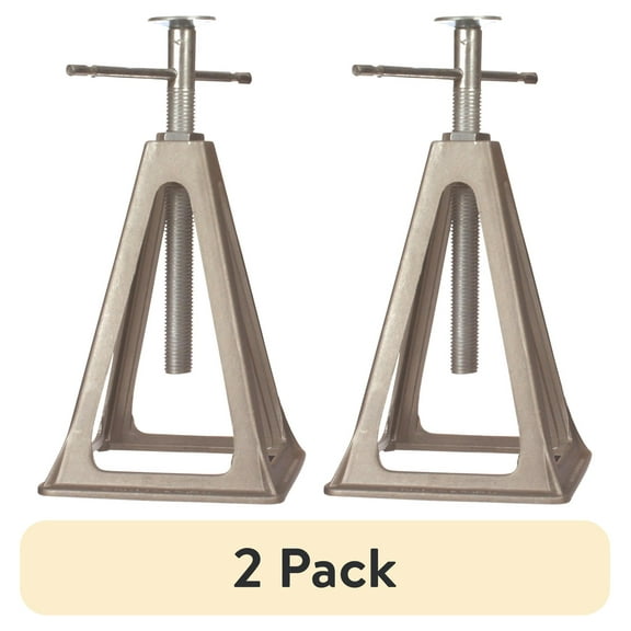 (2 pack) Camco Aluminum Stack Jacks, Stabilize, Position and Level Your RV, Trailer or Camper - (4 Pack) (44560)