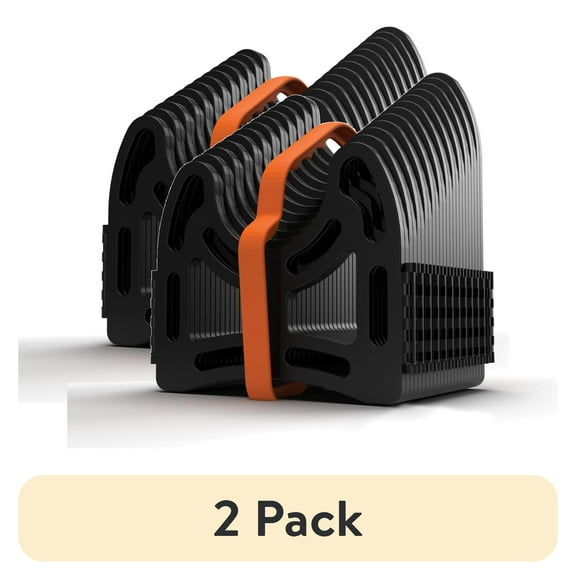 (2 pack) Camco Sidewinder Camper RV Sewer Hose Support - Plastic, Multicolor, 15-Foot (43041)