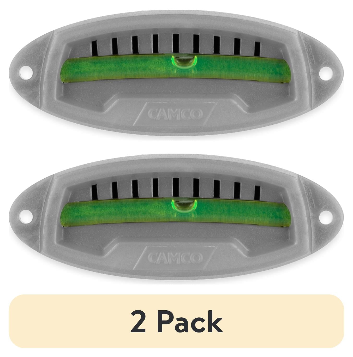 (2 pack) Camco Utility Trailer Levelers - Graduated Markings - Gray, One Size, 2-Pack (25503)