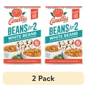 (2 pack) Camellia Beans for 2 White Beans with 10 Spices & Seasoning 6.6 oz