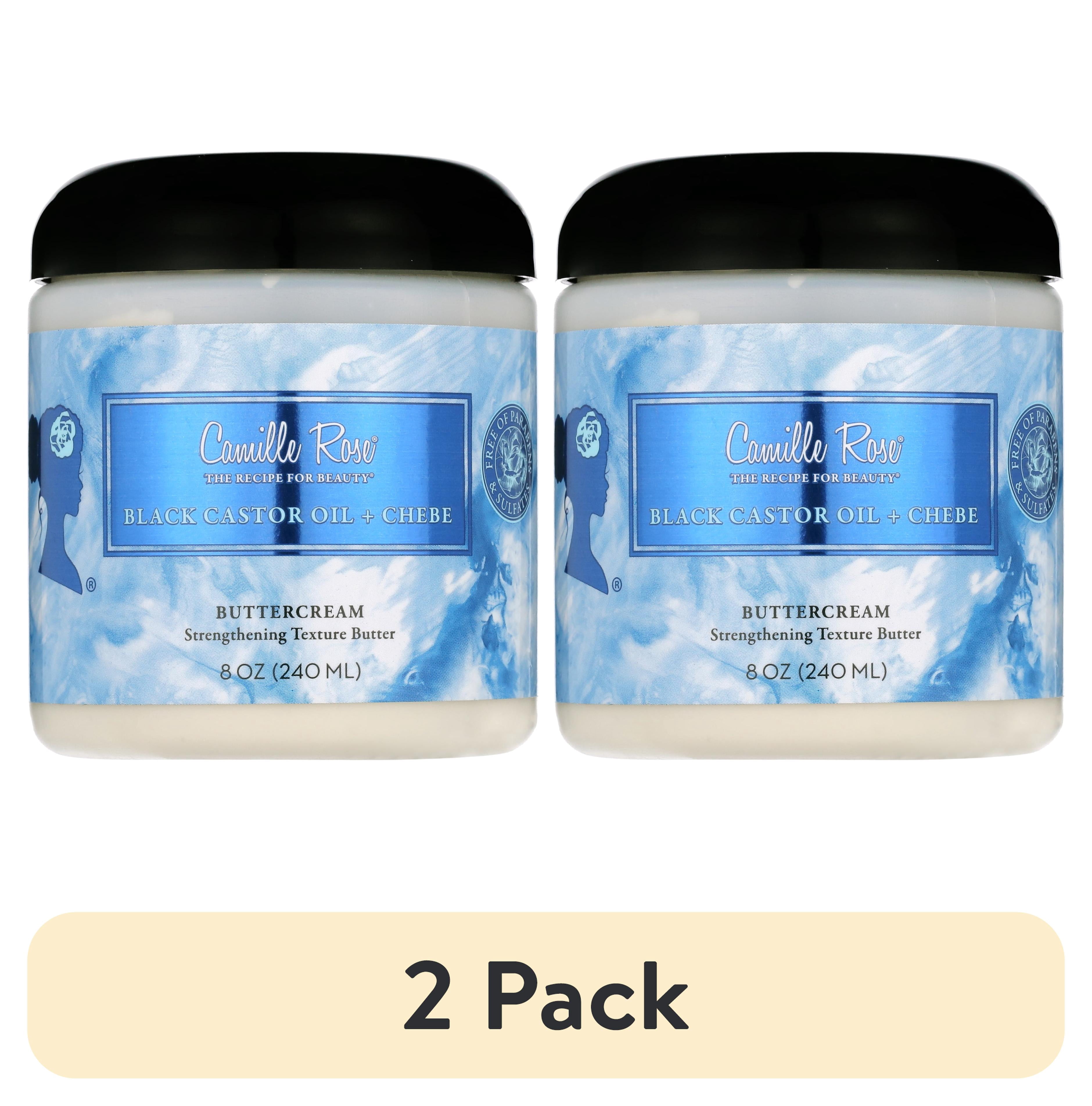 (2 pack) Camille Rose - Black Castor Oil + Chebe Butter Cream Strengthening Texture Butter