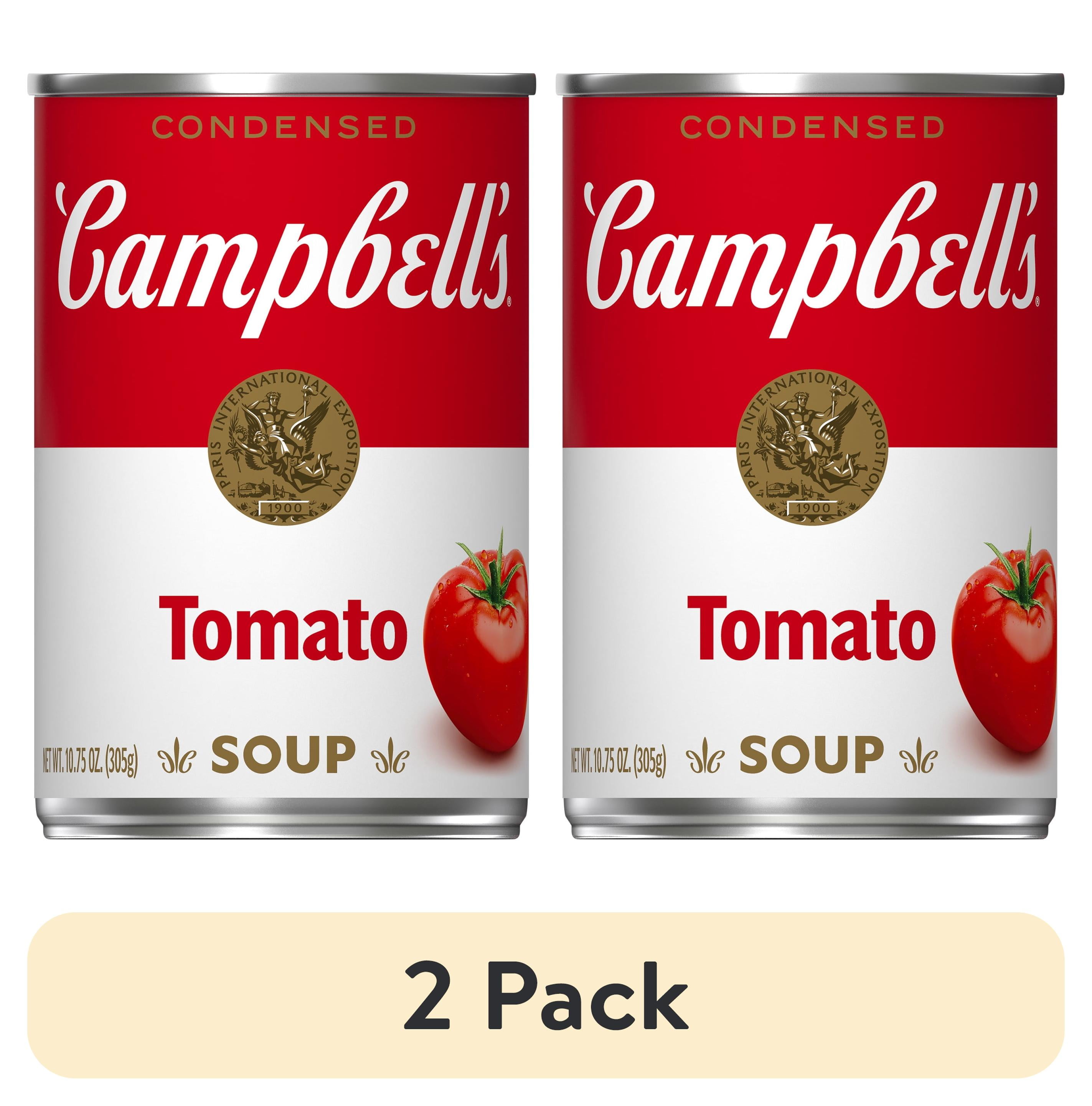 (2 pack) Campbell's Condensed Tomato Soup, 10.75 oz Can