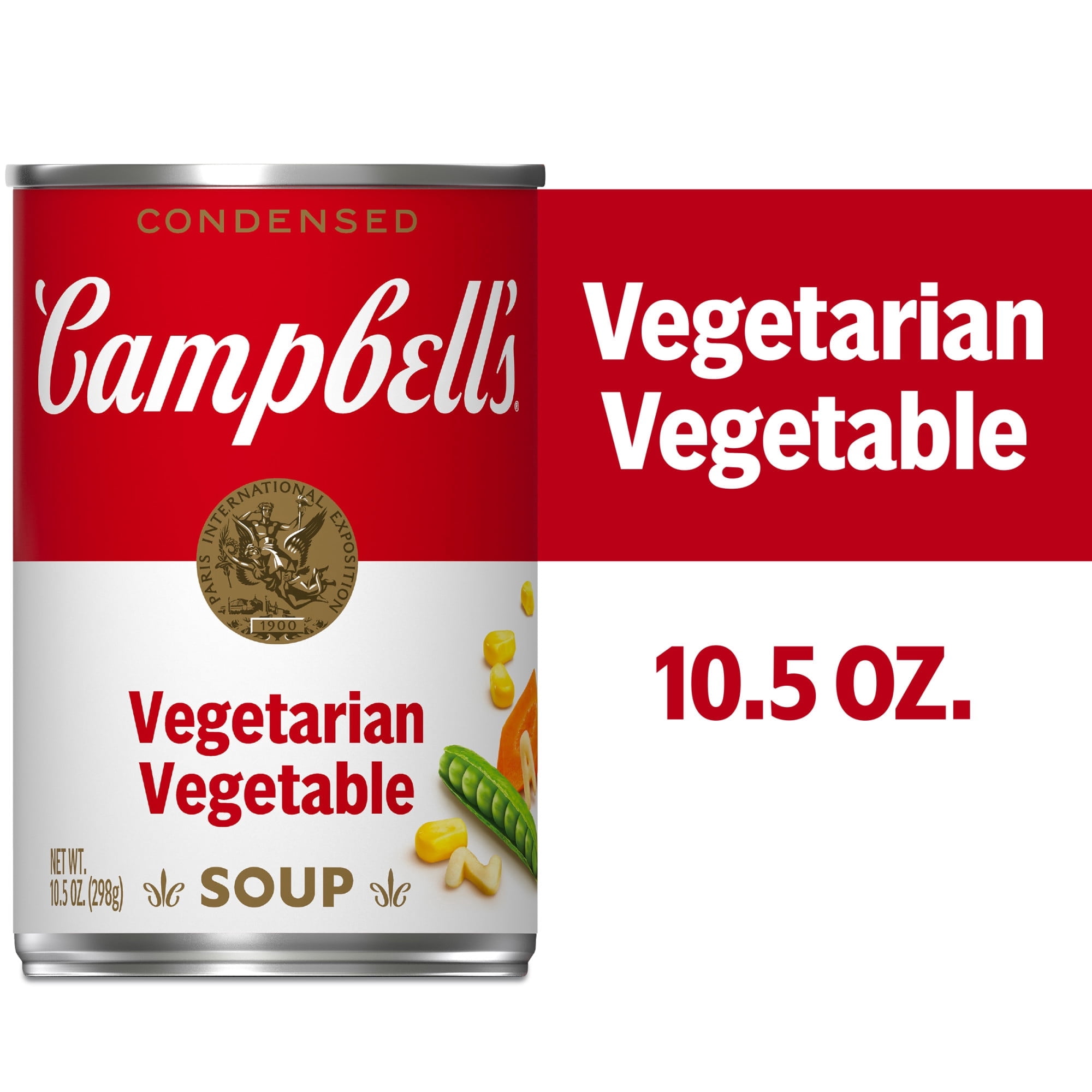 Campbell's, Condensed Vegetarian Vegetable Soup, 10.5 oz Can