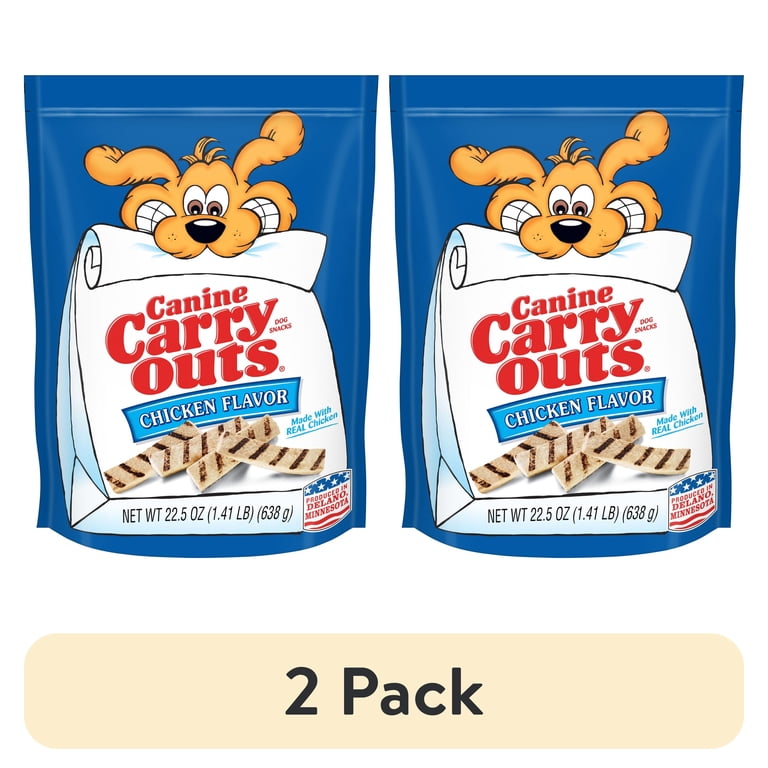 ドッグフード cary 2 pack) Canine Carry Outs Chicken Flavor Soft Dog Treats, Chewy