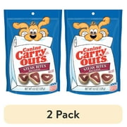 (2 pack) Canine Carry Outs Steak Bites Beef Flavor Dog Treats, 4.5 Ounce Bag