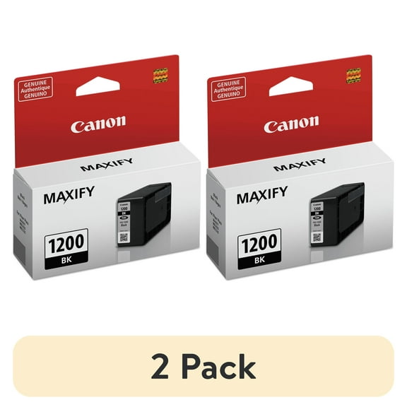 (2 pack) Canon 9219B001 (PGI-1200) Ink, Black