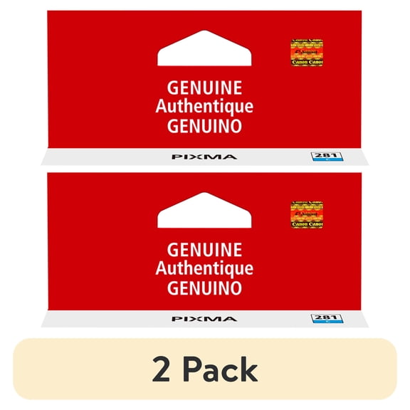 (2 pack) Canon CLI-281 C Cyan Ink Cartridge