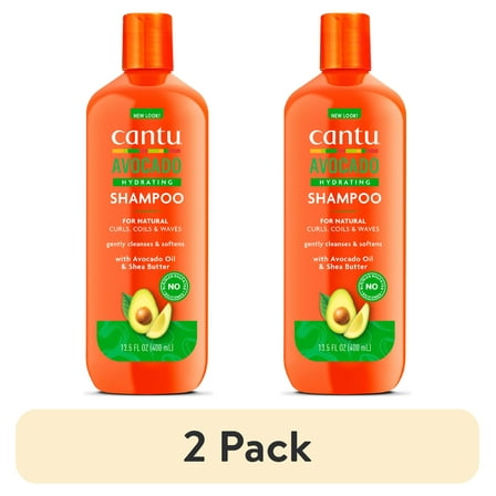 (2 pack) Cantu Avocado Hydrating Shampoo, 13.5 fl oz