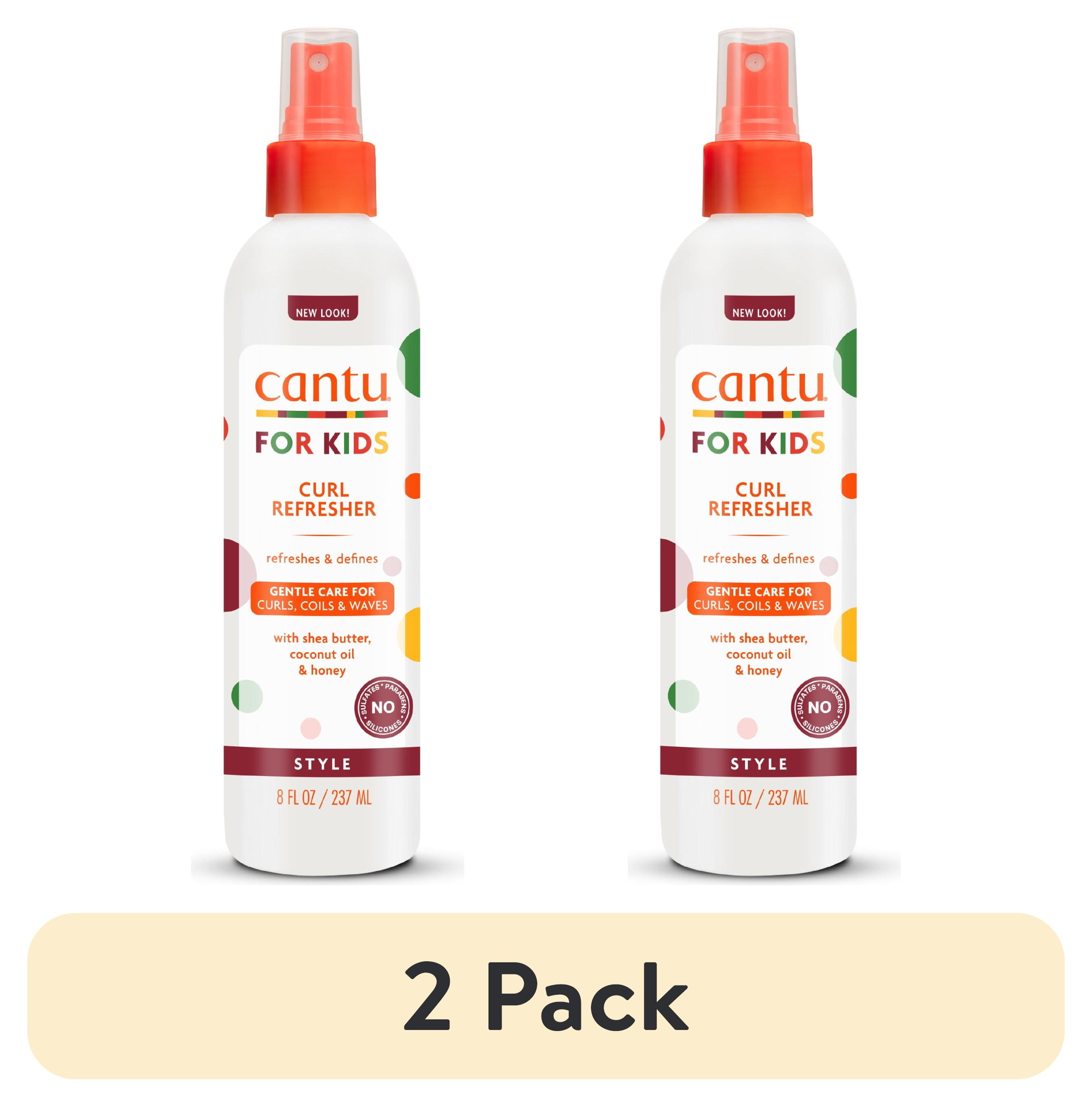 (2 pack) Cantu Care for Kids Curl Refresher with Shea Butter, 8 fl oz