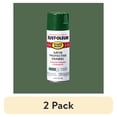 thumbnail image 1 of (2 pack) Canyon Green, Rust-Oleum Stops Rust Protective Enamel Satin Spray Paint-371673, 12 oz, 1 of 11