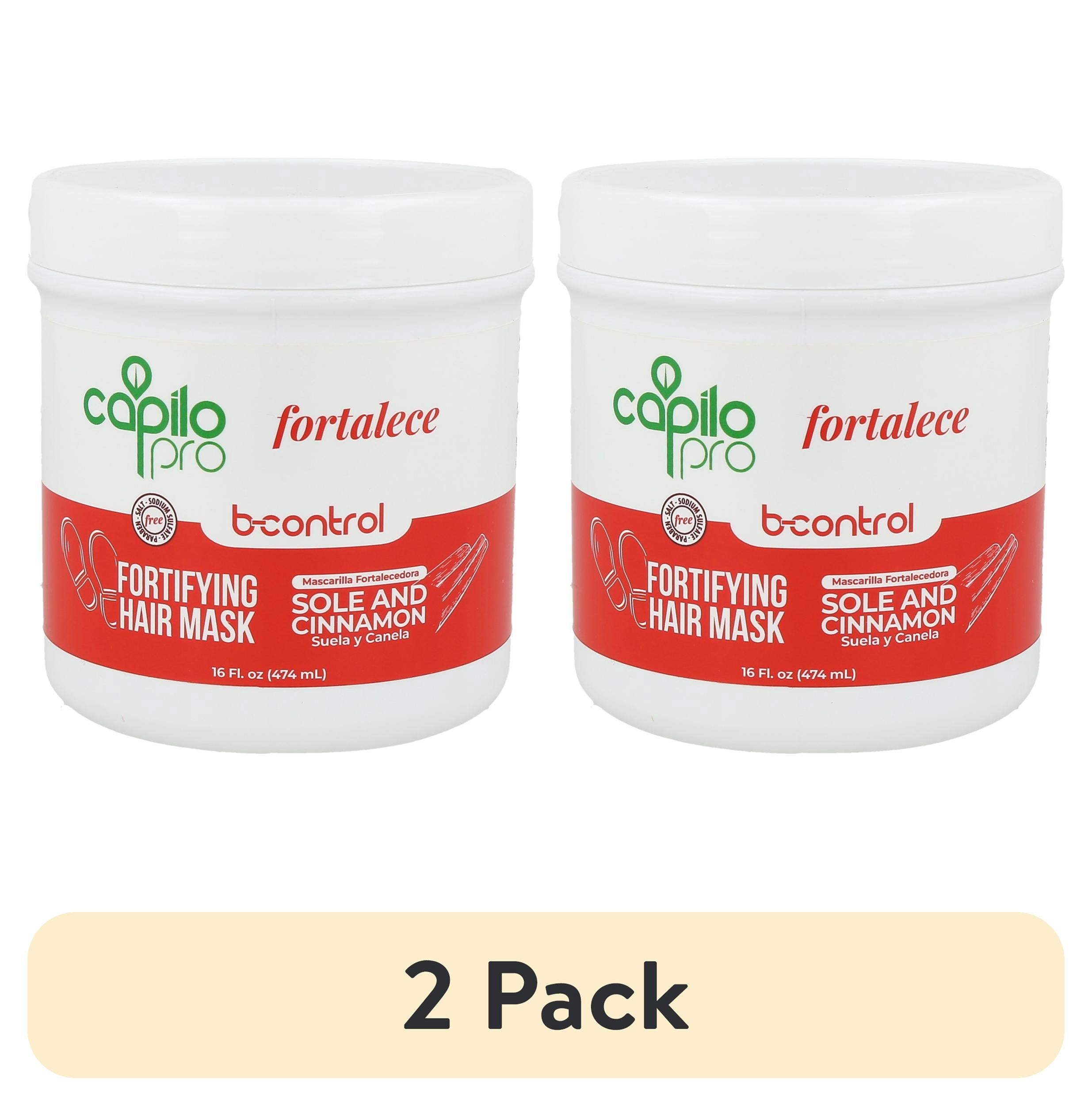 (2 pack) Capilo Pro B-Control Hair Conditioning and Moisturizing Mask, All Hair Types, 16 oz